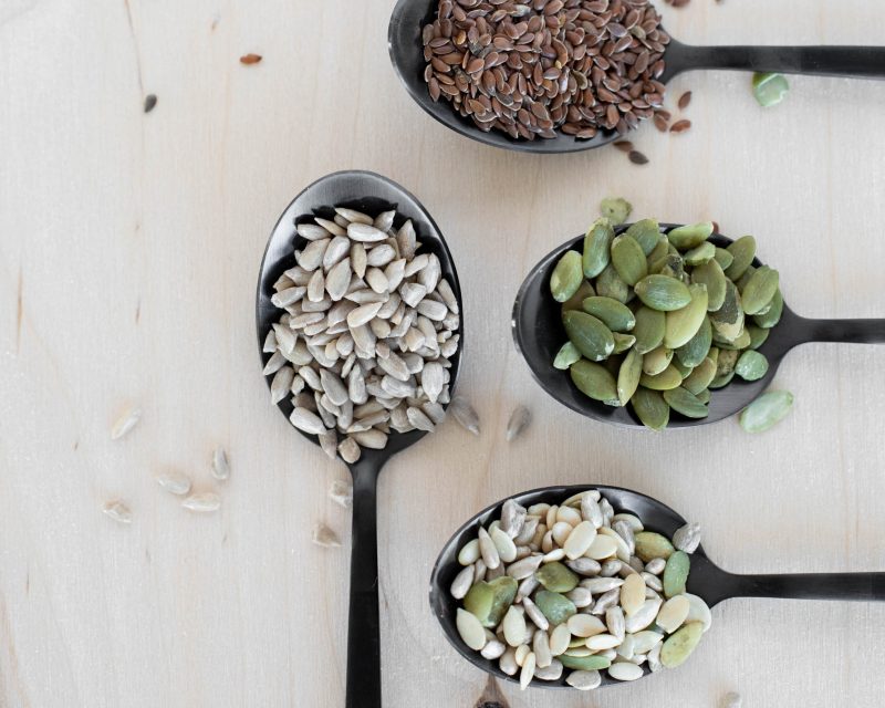 rice and seeds